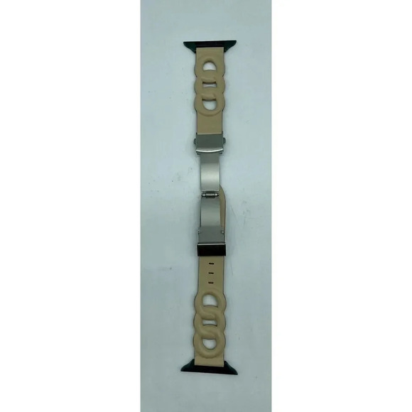 Leather Women Band for Apple Watch 38mm 40mm 41mm Series 9 8 7 6 5 4 SE Tan - Picture 2 of 4